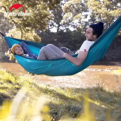 NATUREHIKE Ultralekki hamak dla 2 osób: wytrzymały i przenośny